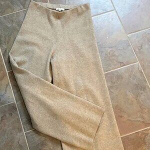 Z Supply NWT camel brown sweater knit pant size large